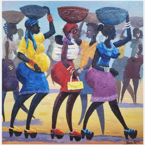 Beautiful ladies still need to pay bills (Hustle)