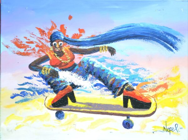 Skating with hills